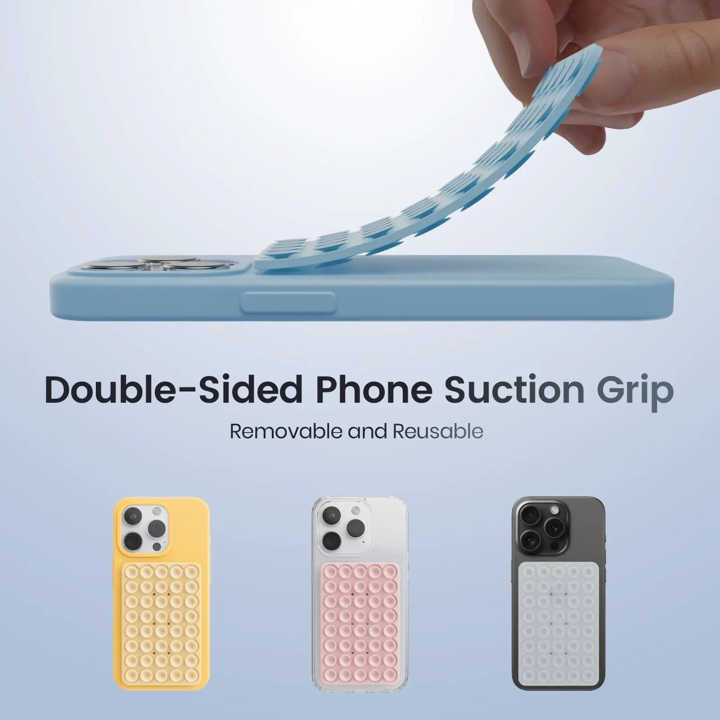 Silicone phone holder