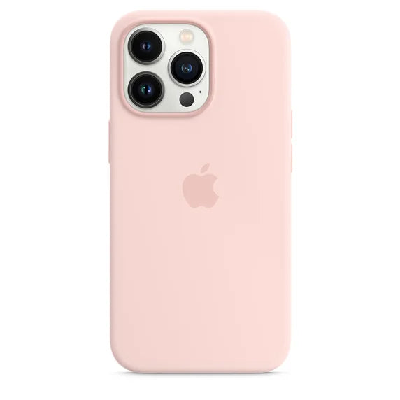 Orginal silicone Chalk Pink iPhone Liquid Silicone Phone Case