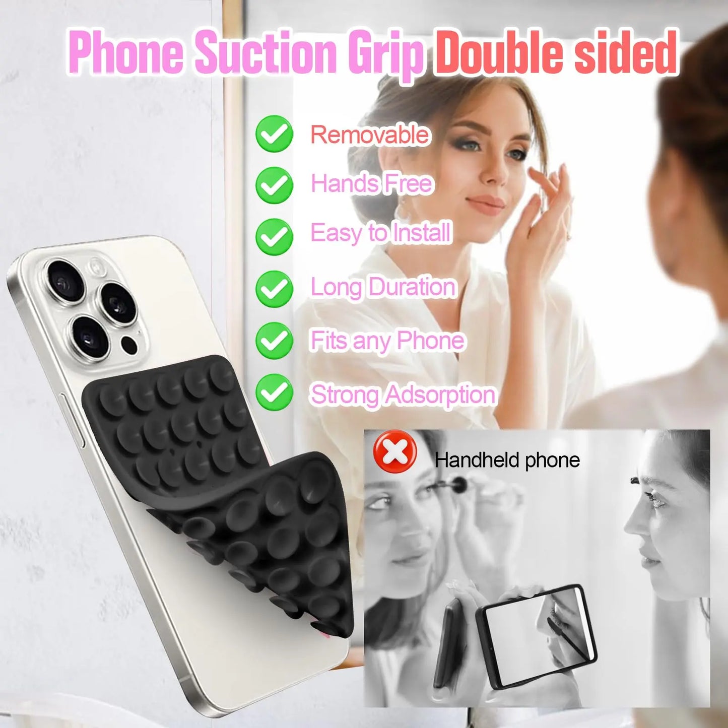 Silicone phone holder