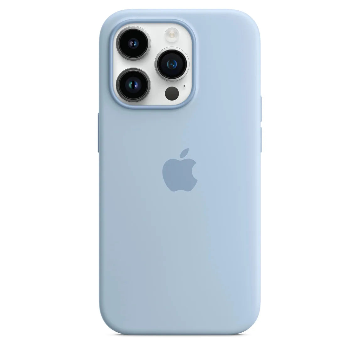 Orginal silicone Sky Blue  iPhone Liquid Silicone Phone Case