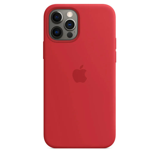 Orginal silicone Red iPhone Liquid Silicone Phone Case